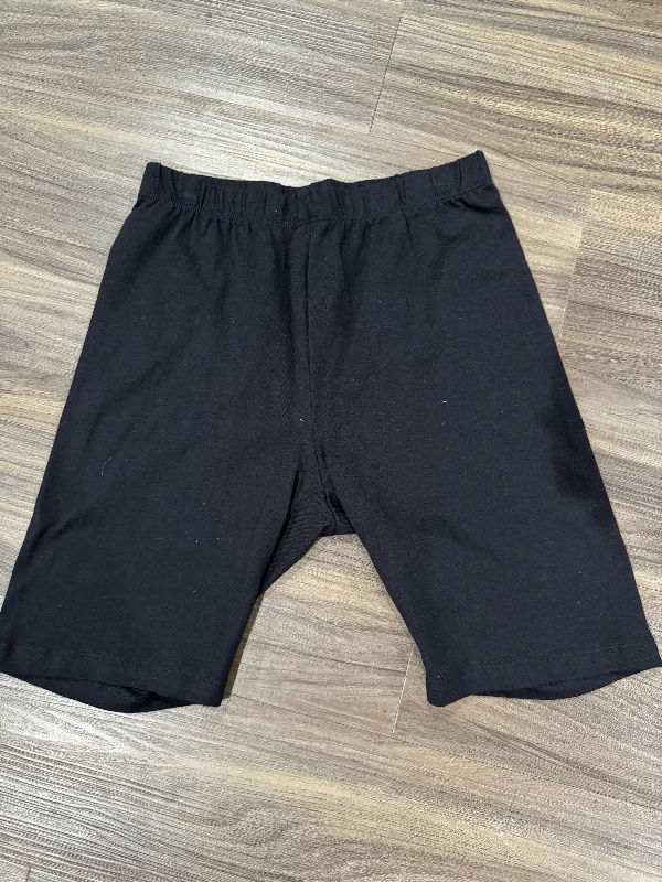 Premium cotton biker shorts- black