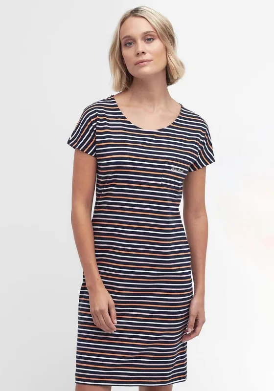 Barbour Womens Harewood Jersey Dress, Multi