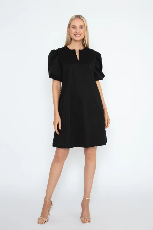 Black Taffeta Dress