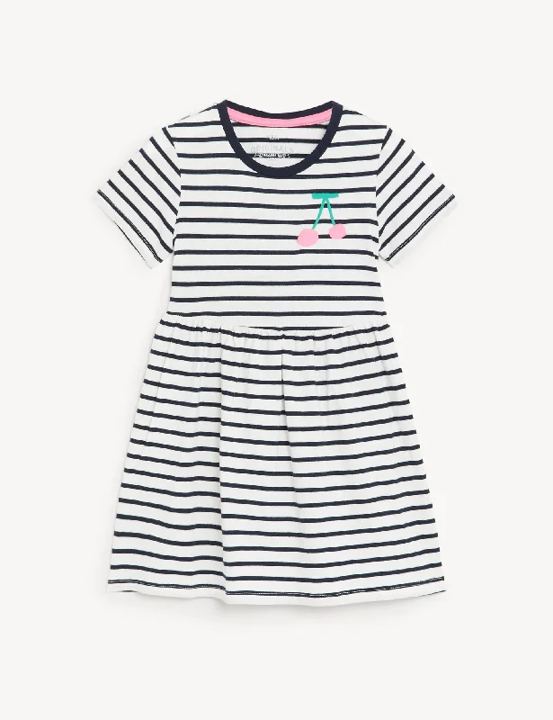 Cotton Rich Stripe Dress