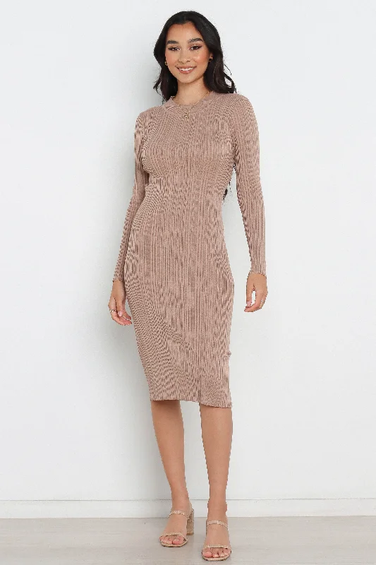 Milleri Dress - Tan