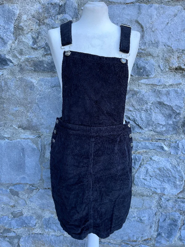 Navy cord pinafore uk 10