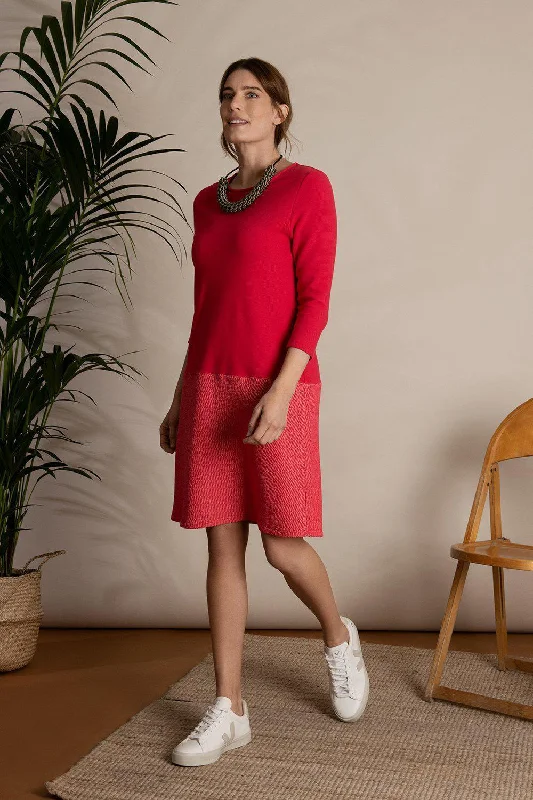 Pink Organic Cotton Jersey Dress