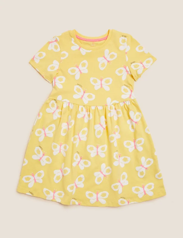 Pure Cotton Butterfly Dress