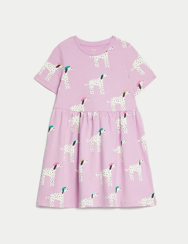 Pure Cotton Dalmatian Dress