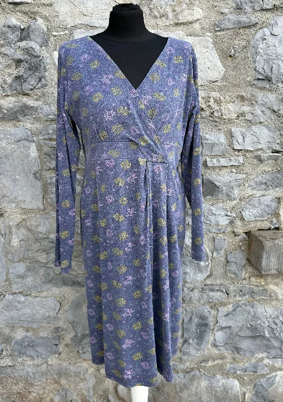 Purple floral dress uk 14-16