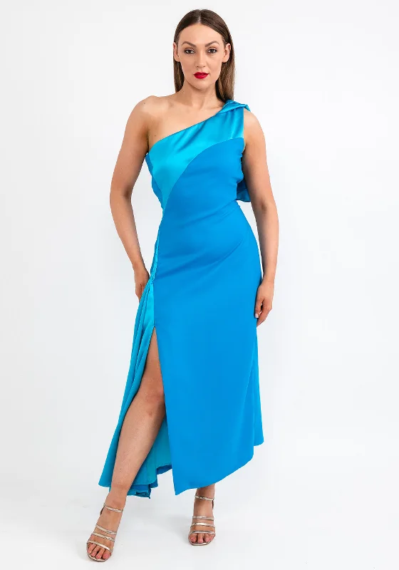 Sisters By Caroline Kilkenny Maddy Dress, Petrol blue