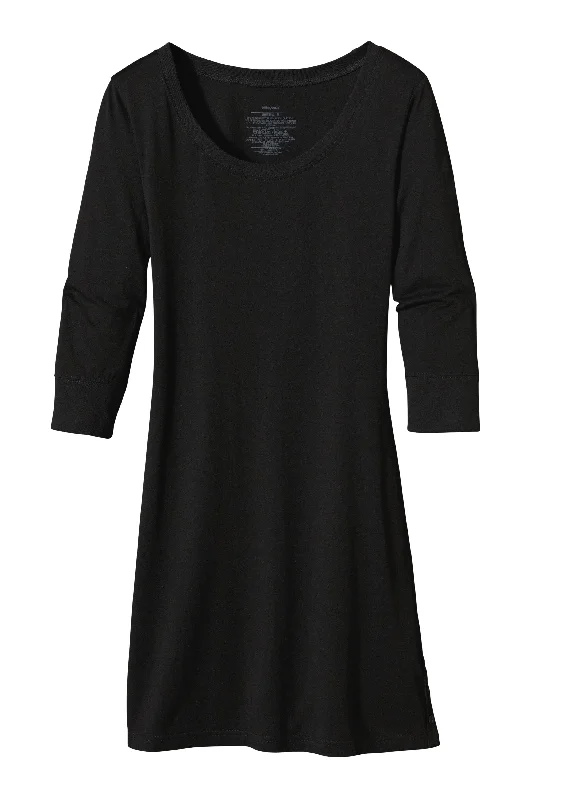 W's 3/4-Sleeved Au Bateau Dress