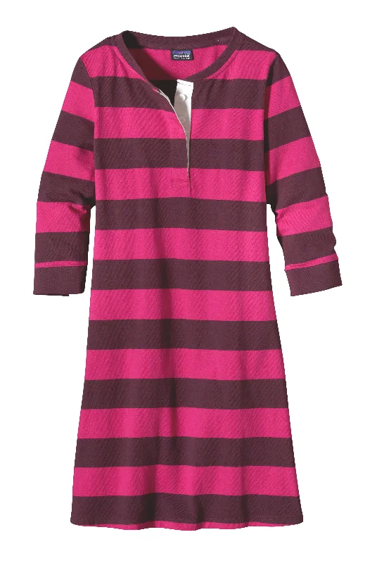 W's 3/4-Sleeved Sender Stripe Dress