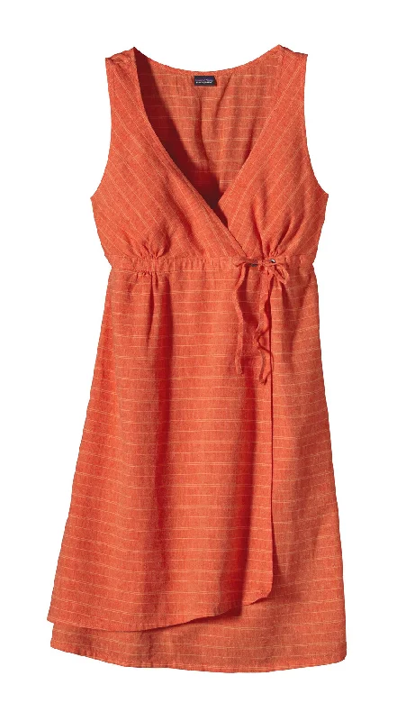 W's Island Hemp Crossover Dress