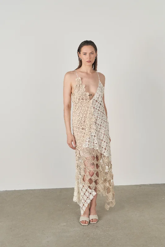 Zizma Sustainable crochet recycled dress