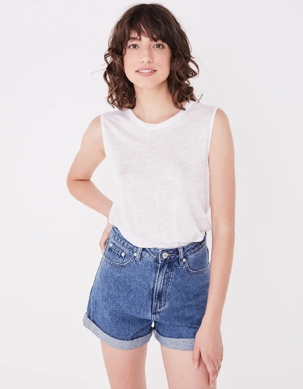 ASSEMBLY LABEL (BN) "Rolled hem" shorts - Vintage blue! 14
