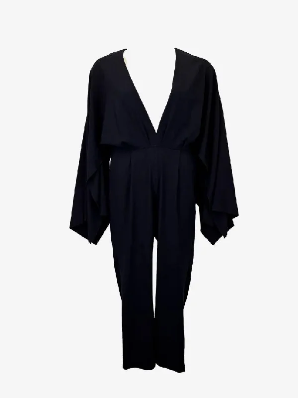 Assorted Brands Kimono Sleeves Dark Blue Jumpsuit Size 14