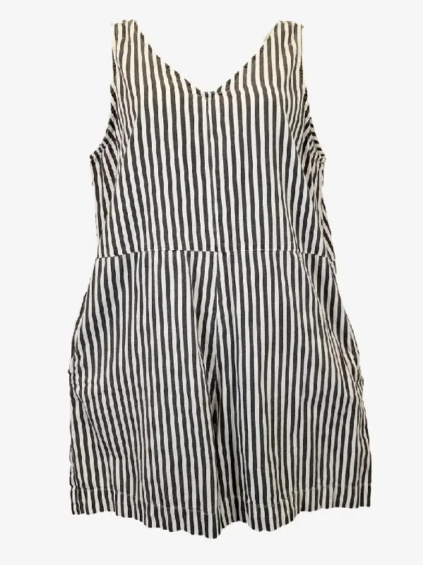 Neuw Beachside V Neck Playsuit Size 14