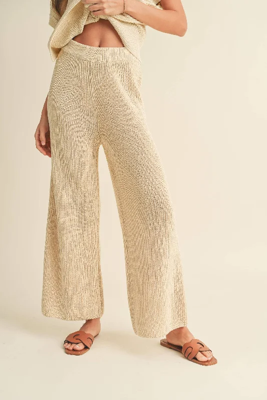 Knitted Cropped Pants