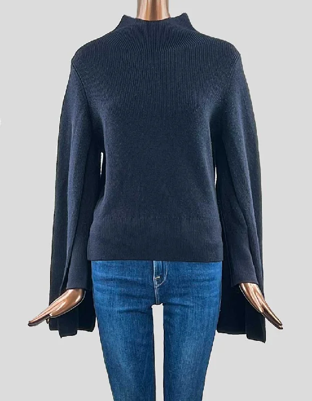 COS Black Mock Turtleneck Sweater - X-Small