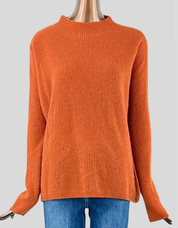 CULT GAIA Cashmere Mock Neck Sweater - Medium