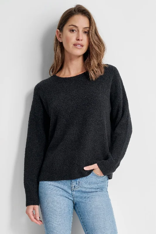 BOUCLE CREW NECK SWEATER