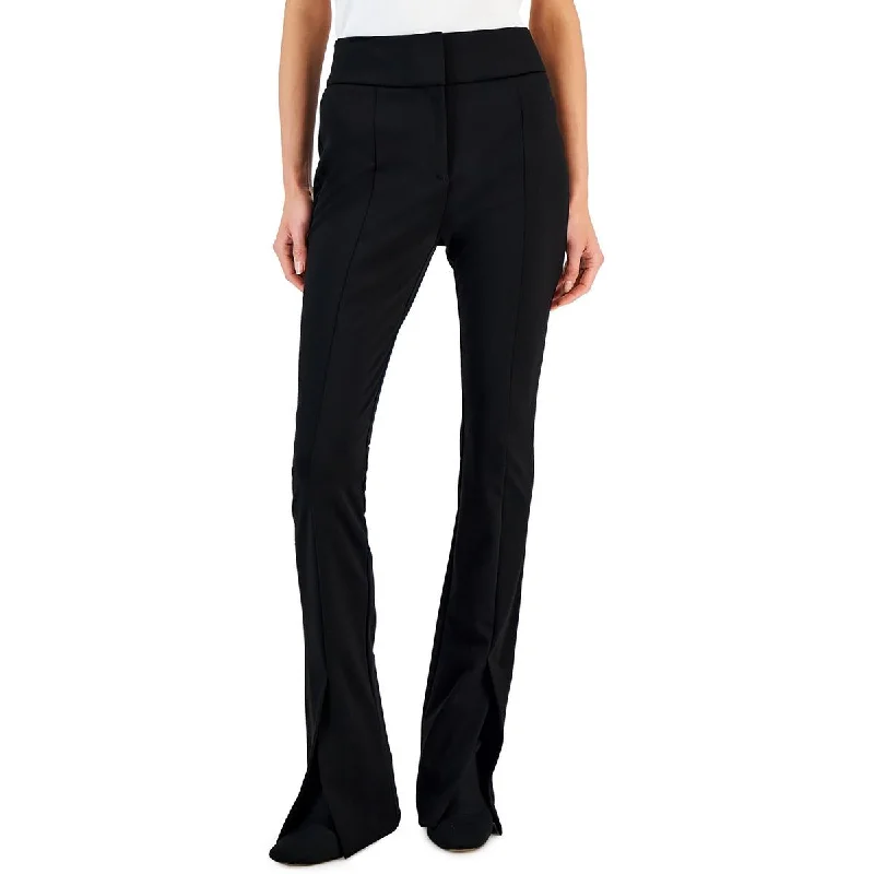 Hugo Womens   Split Leg High Rise Trouser Pants