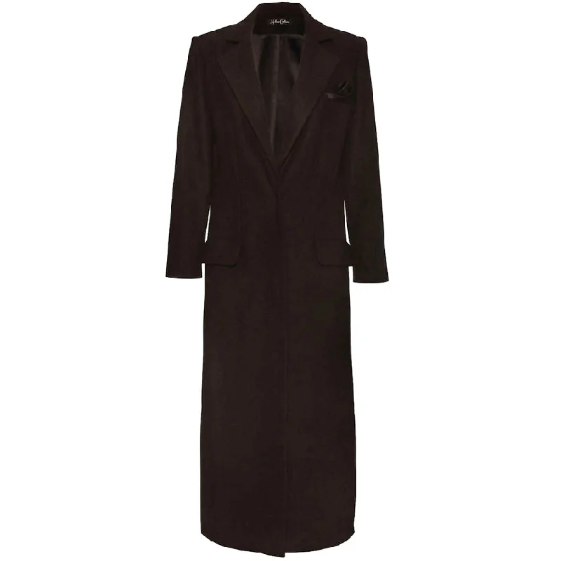 BLACK CASHMERE COAT "BAHIRA"