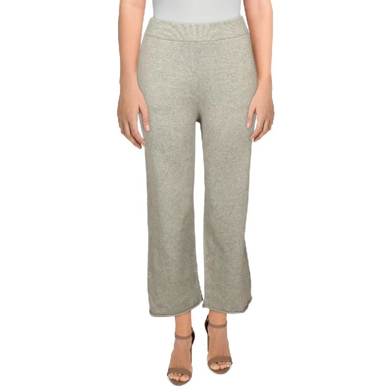 Polo Ralph Lauren Womens Heathered Knit Straight Leg Pants