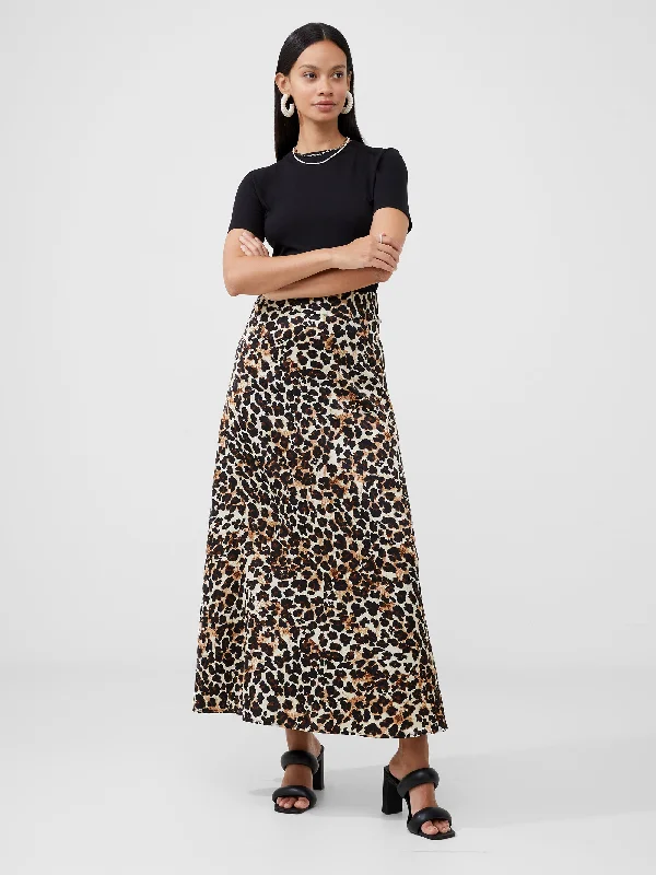 Leopard Midaxi Skirt